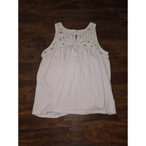 FINAL MARKDOWN Time and Tru Pink tank top size small